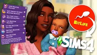 Life with 2 under 3 so much easier in Bitlife !! 😭 | Playing Bitlife in The Sims 4 #31