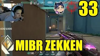 33 Kills on Pearl?! ZEKKEN Radiant Ranked Gameplay