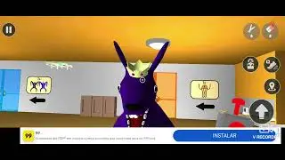 Falando com Canguru Roxo de novo e ainda tirei foto dela