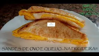 Sandes de Ovo e Queijo... na Frigideira!!! - Bruna Rico