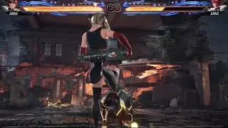 Anna getting prepared to low blow herself down as her next target 