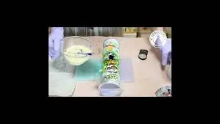 How to make Circle Layer Soap . Cold process soap #shorts