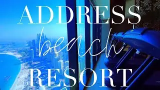 [4K] One of the BEST GYM VIEWS in the WORLD - Address Beach Resort Dubai UAE