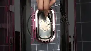 Ultrasonic diamond ring cleaning: before & after!