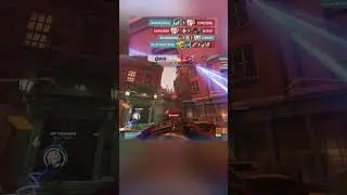 Destroying a Pharmercy duo in OT #overwatch #overwatch2 #gaming #shorts