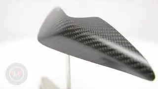 Strauss Carbon Fiber Tank / Tail Sliders - Twill Weave - Satin Finish
