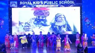 RAJASTHANI THEME DANCE PERFORMACE BY CLASS KG-1 (ROYAL KIDS PUBLIC SCHOOL) ANNUAL FUNCTION 2024-25
