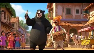Kalu Madari Aaya  | Dum Dum Damru Baja | Funny Dancing Bear Song | Hindi Kids Rhyme | Nursery Rhymes