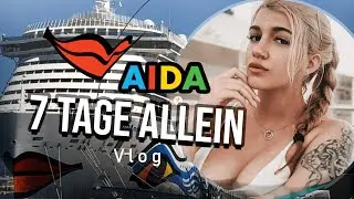 7 Tage ALLEIN IM URLAUB? | AIDA Vlog