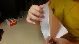 Делаем хлопушку из бумаги+собрал кубик рубик 2x2