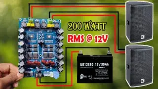 12V 200 Watt High Power Amplifier For Car/Home