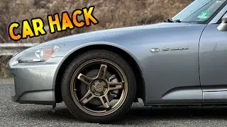 How To Remove Center Caps Without Taking Off Wheels (CAR HACK)