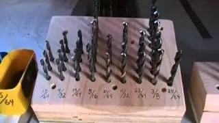 My drill bit storage video