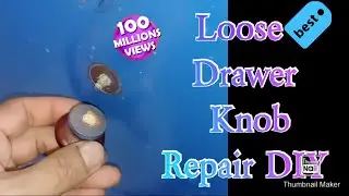 #repairing  of #loose  #drawer  #knobs  DIY