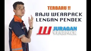 Terbaru! Baju Wearpack Lengan Pendek Warna Biru Navy Komb. Orange