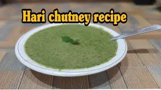 Hari chutney recipe | burger chutney recipe