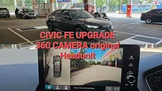 CIVIC FE V SPEC pasang 360 camera jenis Basic