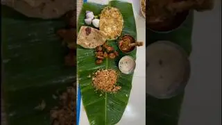 Banana leaf launch #shorts #food #recipe