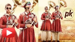 PK Poster 4 - Aamir Khan And Sanjay Dutt Together
