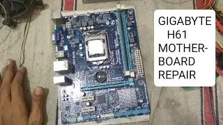 gigabyte h61 motherboard no power ! gigabyte h61 motherboard ! Vrm section repair #viralvideo #utube