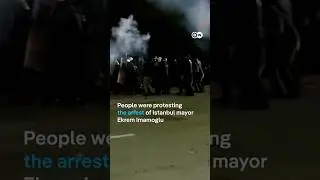 Violent Clashes Erupt in Turkey Over Opposition Leader&rsquo;s Arrest #currentevents #climateleadership