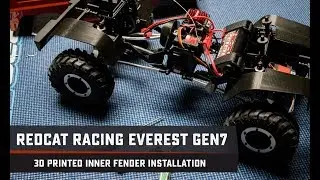 Installing 3D Printed Inner Fenders on the Redcat Racing Everest GEN7 Sport