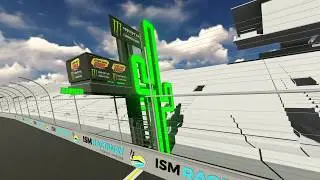 The New ISM Raceway Flag Stand