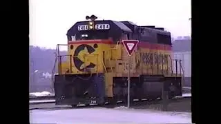 Classic CSX at Queensgate Yard 1990 Chessie units