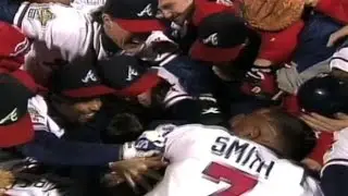 WS1995 Gm6: Scully calls the Braves' clincher