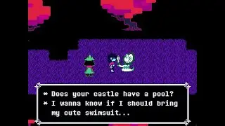 Restored unused Deltarune Rudinn Post-Encounter NPC (DELTARUINED).