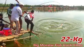 Wow 50,000 Ticket price Best Fish Hunting the Big Big Catla Fish Hook Video Amazing 🎣🐬