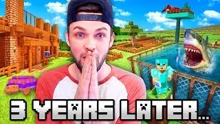 RETURNING TO MY *SECOND* MINECRAFT WORLD... Ali-A's Quest! 😱