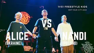 Rep. Your City 2023 - 1vs1 Freestyle Kids - Final - Alice vs Nandi