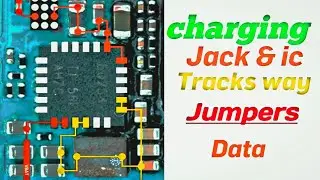 oppo find x2 lite  charging ic tracks way jumper