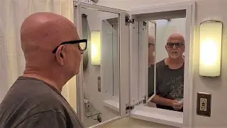 Installing Kohler Frameless Aluminum Bathroom Medicine Cabinet