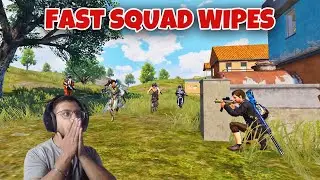 Top 10 Fastest Squad Wipes Ever In Pubg Mobile - Bgmi @GamingMoments75