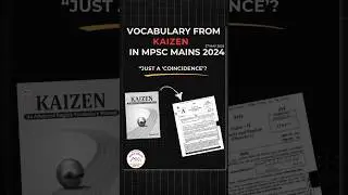 MPSC Mains 2024 English Vocabulary from KAIZEN #mpscenglish #maheshpatil #english #shorts #kaizen
