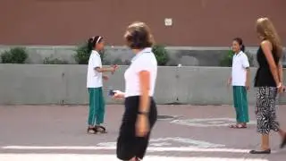 Kicking shuttlecock