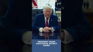 President Trump has announced the &lsquo;Patriot Games&rsquo; #trump #patriotgames #presidenttrump