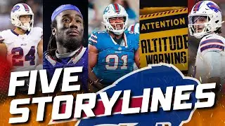 Five BILLS STORYLINES vs the Broncos: Ed Oliver is BACK, needing James to COOK & ALTITUDE in Denver