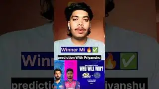 Mi vs RR prediction.... Winner#MI🔥✅ #ipl