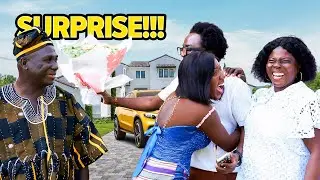 I SURPRISED MY FAMILY IN GHANA 🇬🇭 DURING THE HOLIDAYS…