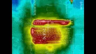 Dell Laptop Powering on - Cold boot - Thermal Camera