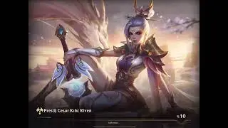 Prestige Valiant Sword Riven. Wild rift new skin Spotlight