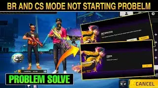 Free Fire Game Not Starting Today | Br And CS Rank Mode Not Starting | Free Fire Ping Problem Today