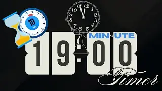19-Minute Timer Countdown &ndash; Boost Focus & Productivity | #pomodorotimer  | #studytimer #worktimer