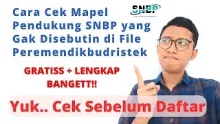 Cek Mapel Pendukung SNBP yang Gak Ada di File Permendikbudristek-GRATISSS