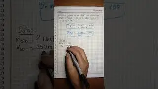 Cómo calcular Porcentaje masa/volumen con fórmula 