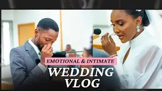 THE MOST EMOTIONAL VOW EXCHANGE - My Husband CRIED for the first time!