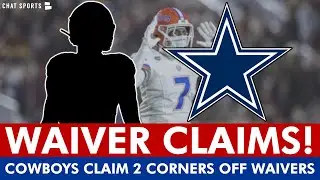 BREAKING: Cowboys Claim 2 Players Off Waivers In CBs Trikweze Bridges & Reddy Steward | Cowboys News